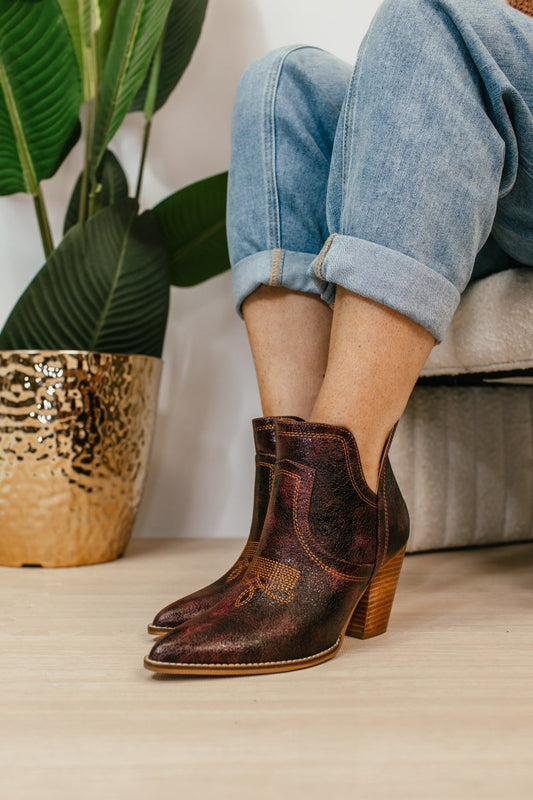 Corky's Wine Smoke Show Boots - Macoma Boutique303 Mules & Boots