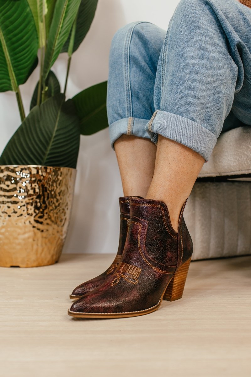 Corky's Wine Smoke Show Boots - Macoma Boutique303 Mules & Boots