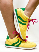 Corky's Yellow Green Combo Kickoff Sneakers - Macoma Boutique301 Sneakers