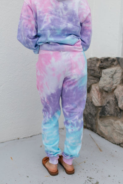 Cotton Candy Tie Dye Joggers - Macoma Boutique210 Other Bottoms
