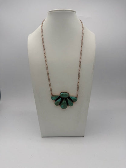 Cowgirl At Heart Necklace In Turquoise by Boho Sol - Macoma Boutique315 Jewelry