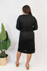 Cozy Elegance Dress In Black - Reg & Curvy - Macoma Boutique250 Dresses
