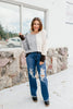 Cozy Panel Sweater - Macoma Boutique130 Sweaters