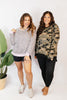 Cozy Trends Pullover In Cheetah - Reg & Curvy - Macoma Boutique130 Sweaters