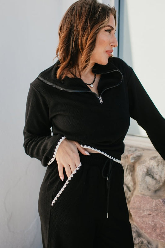 Cozy Trim Set - Macoma Boutique290 Loungewear/Sets