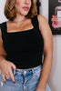 Crop & Cozy Top in Black - Macoma Boutique110 Tanks