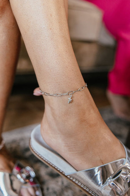 Cross Anklet - Macoma Boutique310 Accessories/Jewelry