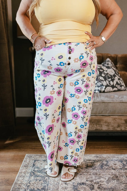 Daisy Pop Pants - Reg & Curvy - Macoma Boutique210 Other Bottoms