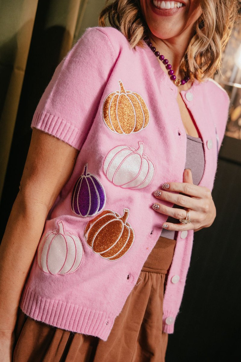 Dancing Pumpkins Cardigan - Reg & Curvy - Macoma Boutique220 Cardigans/Kimonos