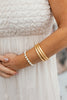 Daphne Matte Gold Bangle Bracelet - Macoma Boutique310 Accessories/Jewelry