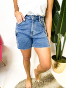 Dark Terrain Cargo Shorts - FINAL SALE - Macoma Boutique170 Denim