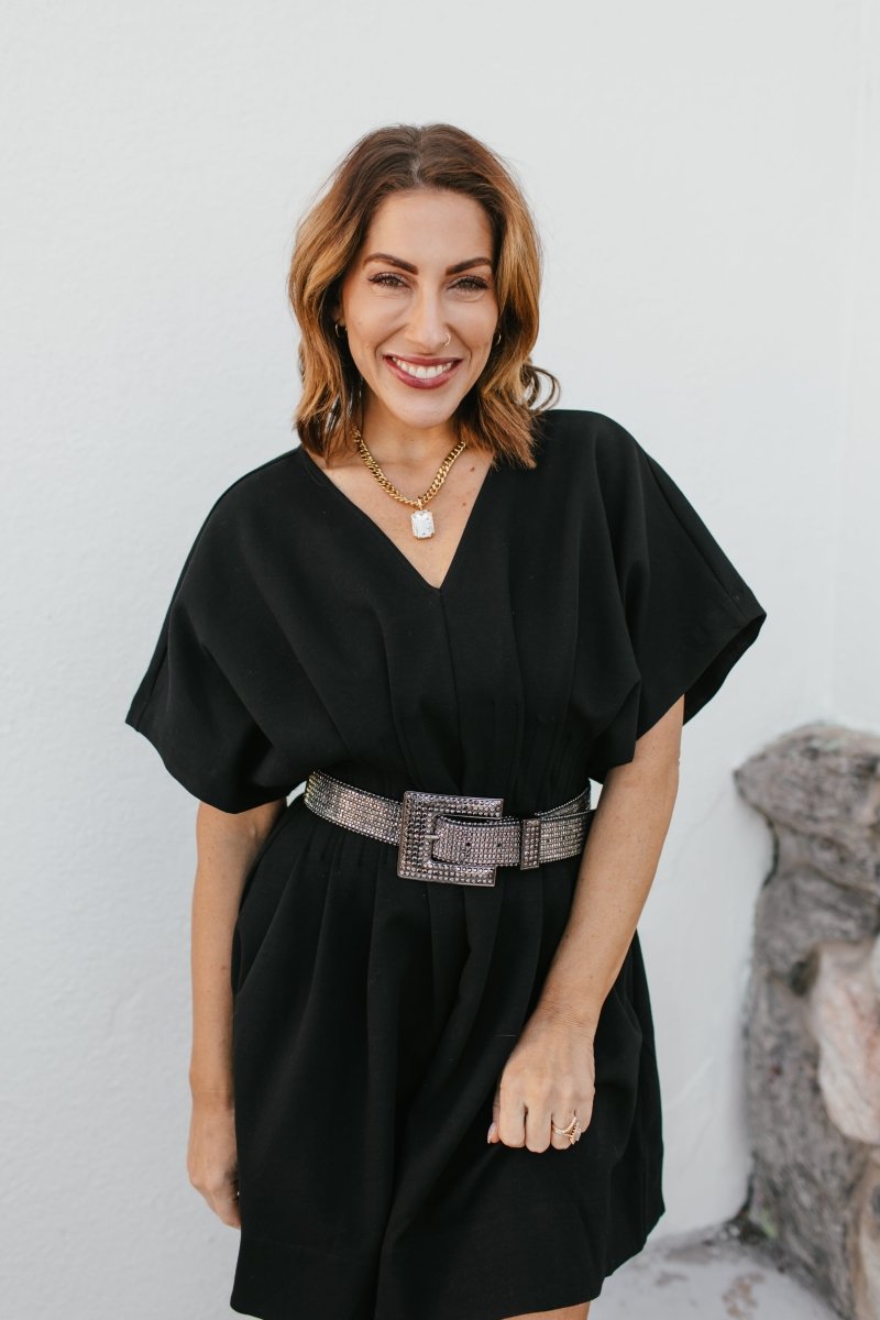 Date Night Darling Dress In Black - Macoma Boutique250 Dresses