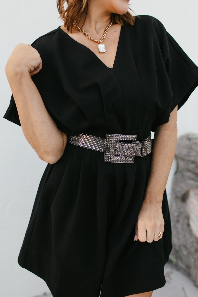 Date Night Darling Dress In Black - Macoma Boutique250 Dresses