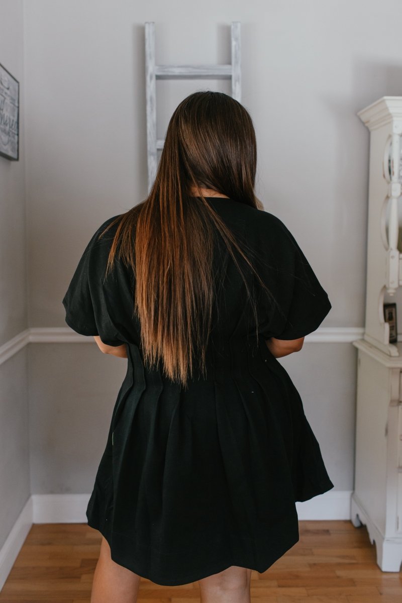 Date Night Darling Dress In Black - Macoma Boutique250 Dresses