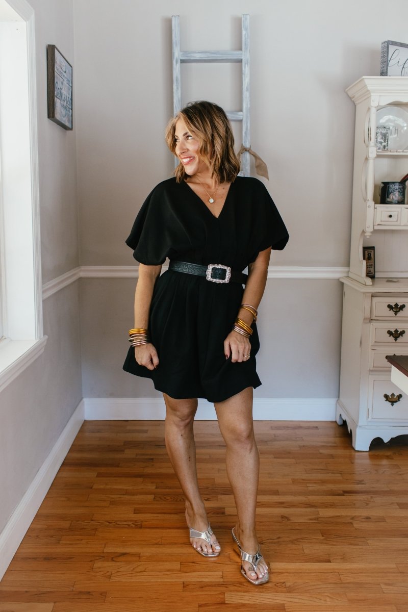Date Night Darling Dress In Black - Macoma Boutique250 Dresses