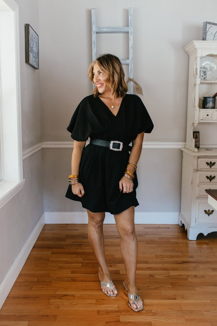 Date Night Darling Dress In Black - Macoma Boutique250 Dresses