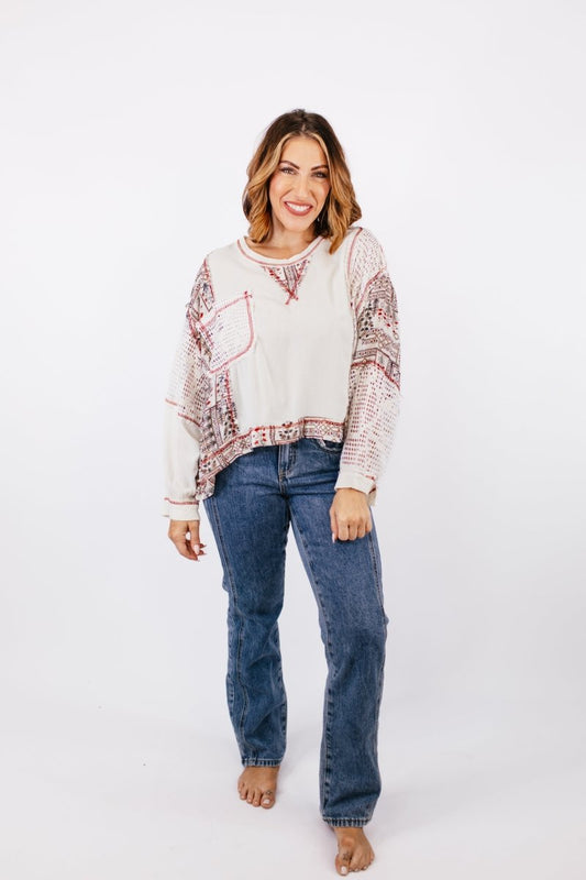 Day By Day Top - FINAL SALE - Macoma Boutique120 Long Sleeve