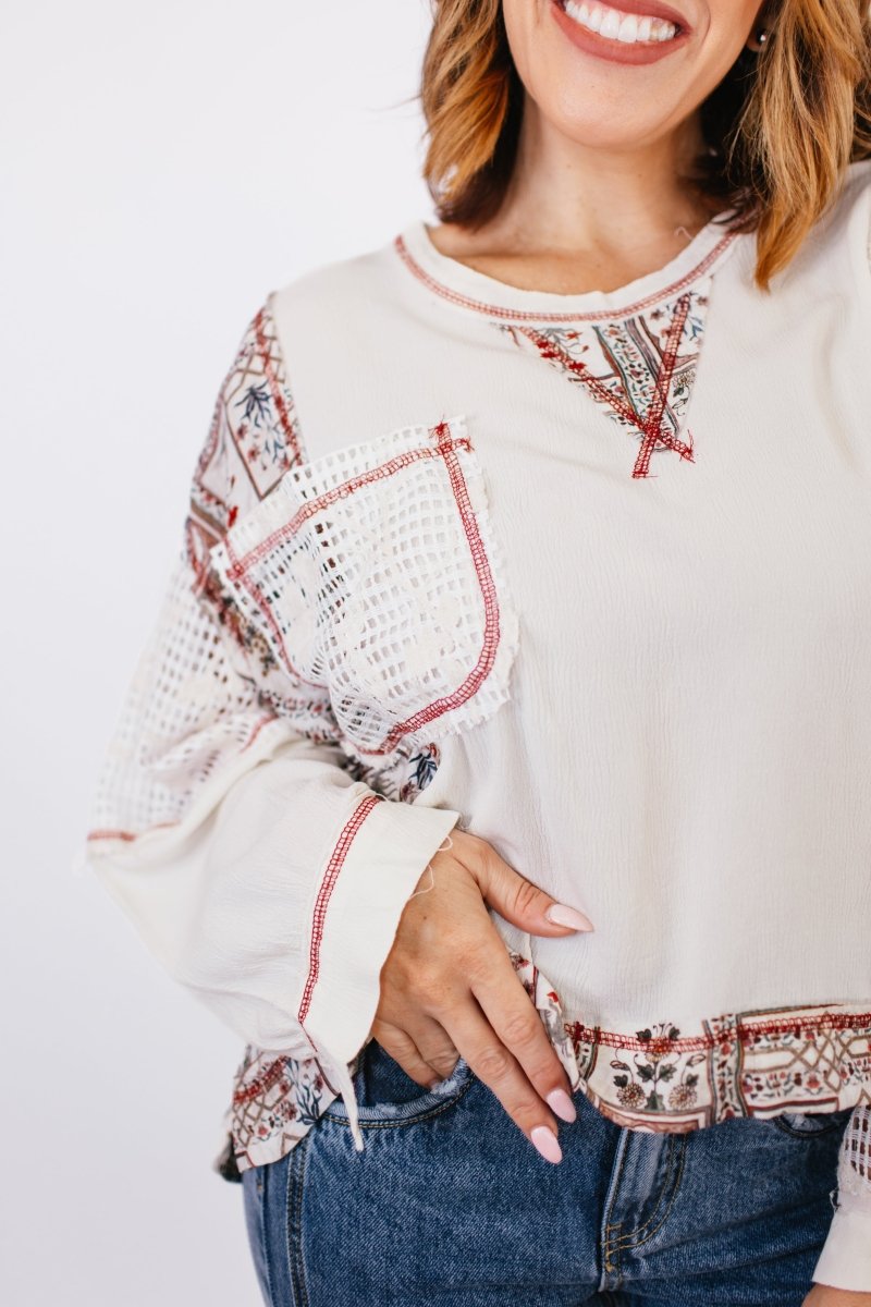 Day By Day Top - FINAL SALE - Macoma Boutique120 Long Sleeve