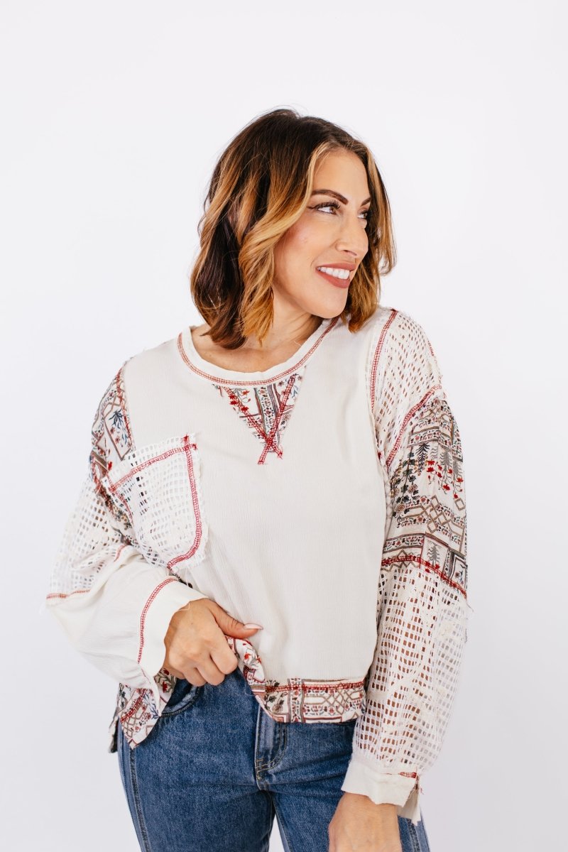 Day By Day Top - FINAL SALE - Macoma Boutique120 Long Sleeve