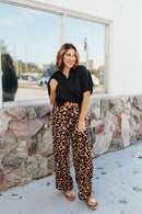 Deep Forest Top In Black - Reg & Curvy - Macoma Boutique100 Short Sleeve