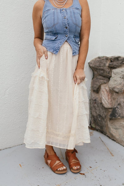 Delicate Lace Skirt - Macoma Boutique200 Skirts