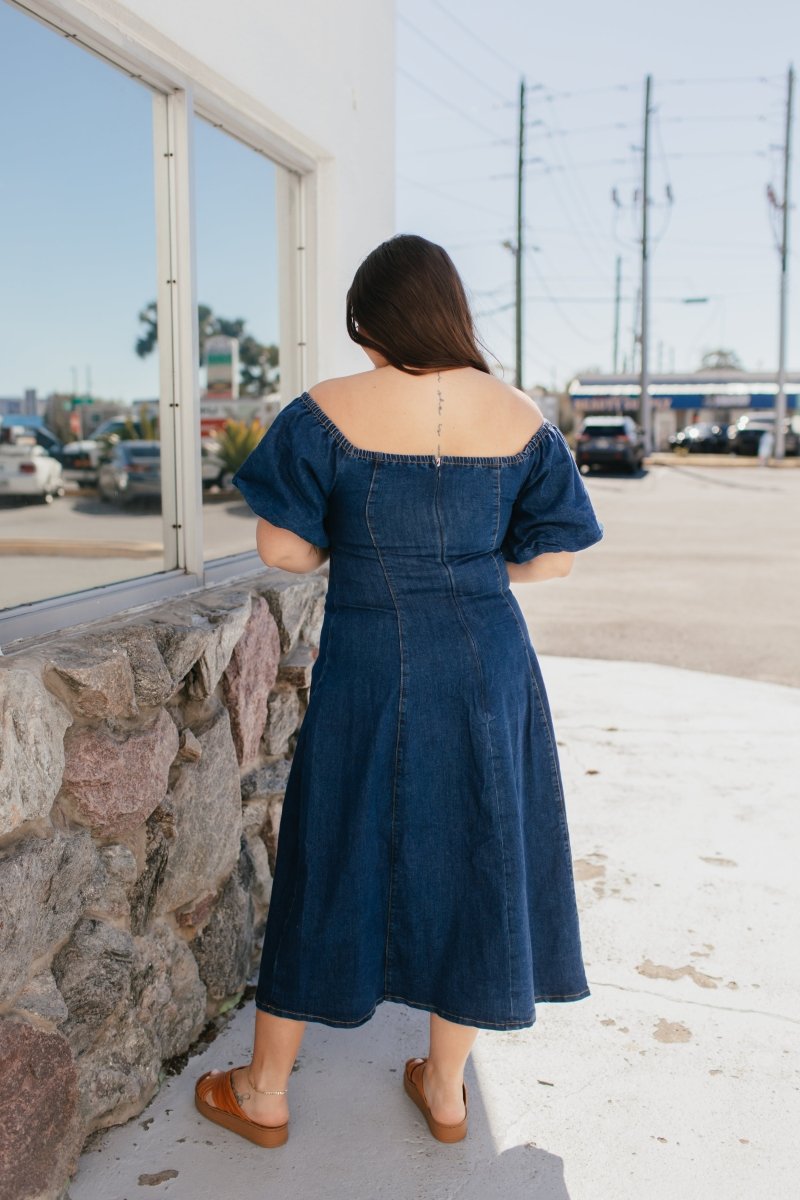 Denim Darling Dress - Macoma Boutique250 Dresses
