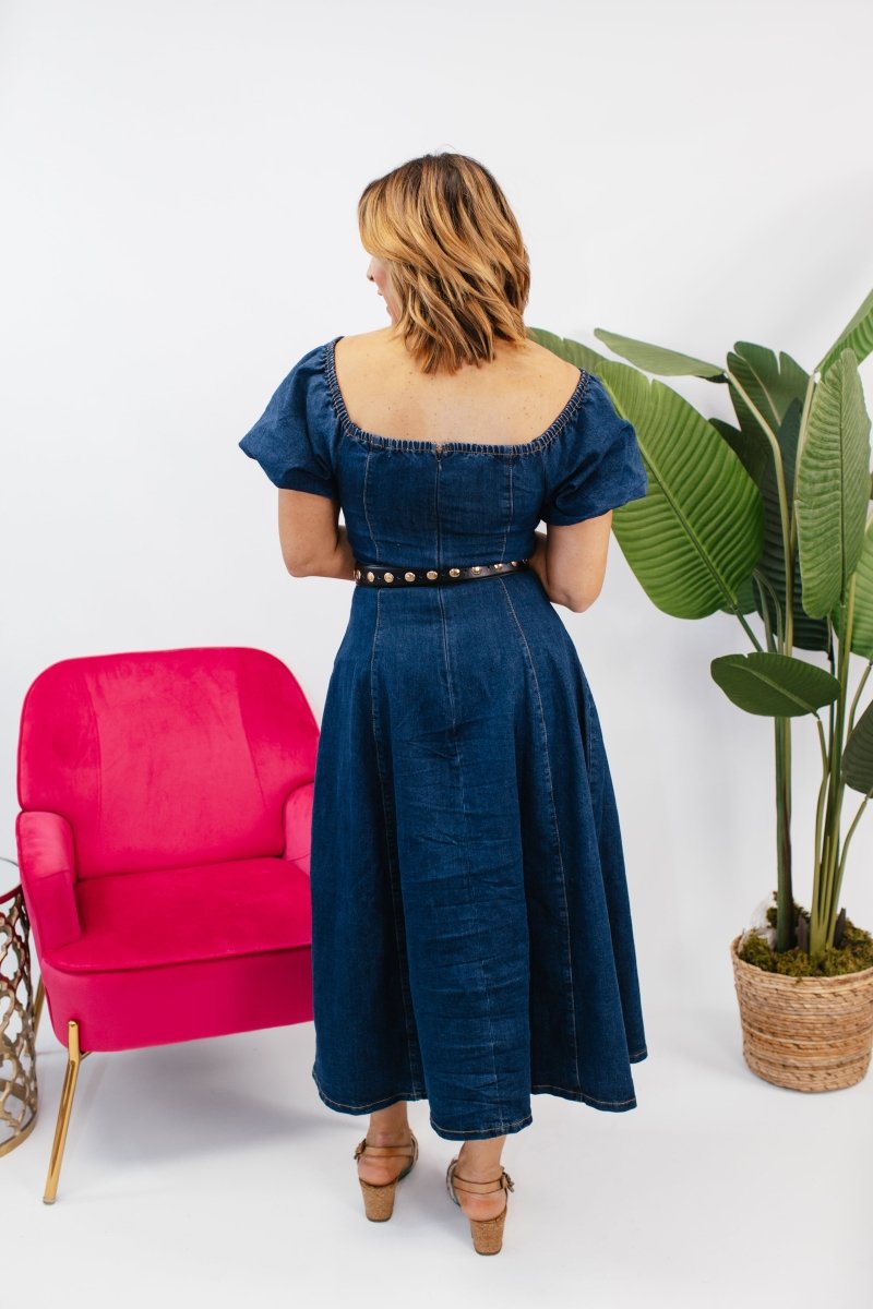 Denim Darling Dress - Macoma Boutique250 Dresses