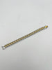 Diamond Two Toned Watch Band Bracelet - Macoma Boutique310 Accessories/Jewelry