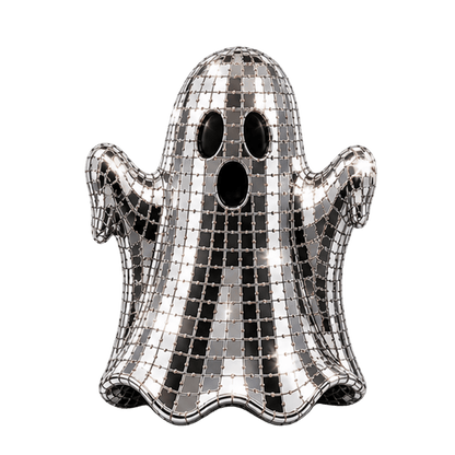 Disco Ghost Graphic Long Sleeve Tee - FINAL SALE - Macoma Boutique555 Presales