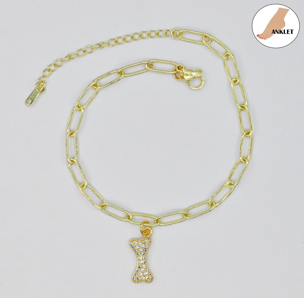 Dogbone Anklet - Macoma Boutique310 Accessories/Jewelry
