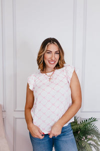 Dot Dot Bow Top- FINAL SALE