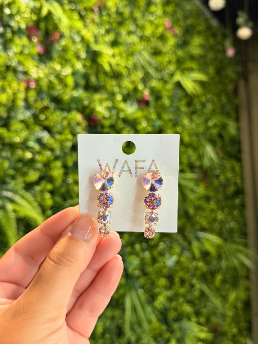 Double Take Earrings in Lilac - Macoma Boutique315 Jewelry