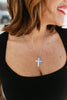 Double Tiny Cross In Silver - Macoma Boutique310 Accessories/Jewelry