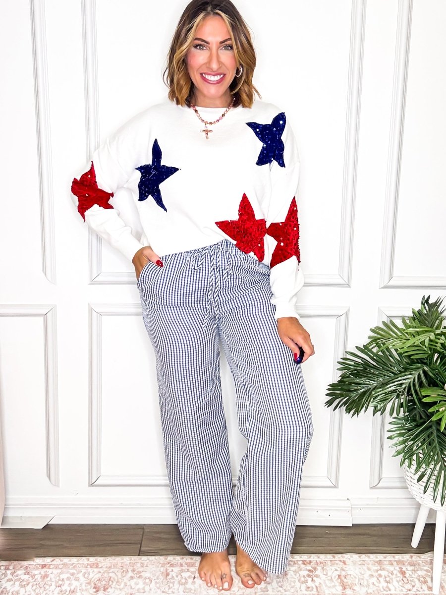 Dream Check Pants - Reg/Curvy - FINAL SALE - Macoma Boutique210 Other Bottoms