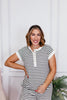 Easy Lines Top - FINAL SALE - Macoma Boutique100 Short Sleeve