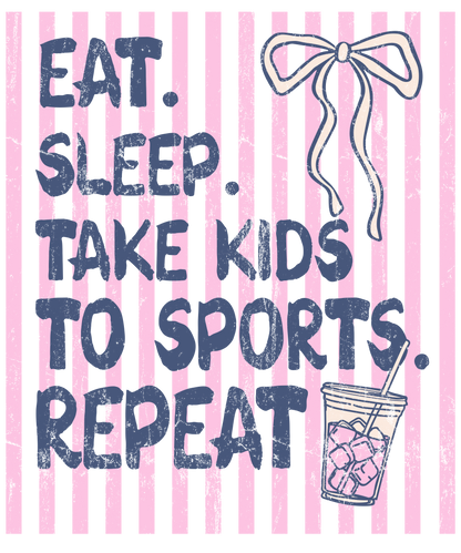 Eat, Sleep, Sports Graphic Tee - FINAL SALE