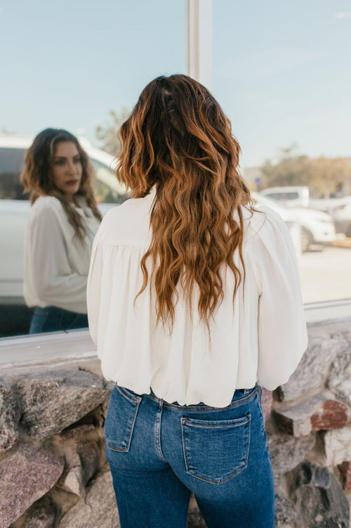 Effortless Chic Satin Top - Macoma Boutique120 Long Sleeve