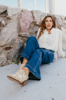 Effortless Chic Satin Top - Macoma Boutique120 Long Sleeve