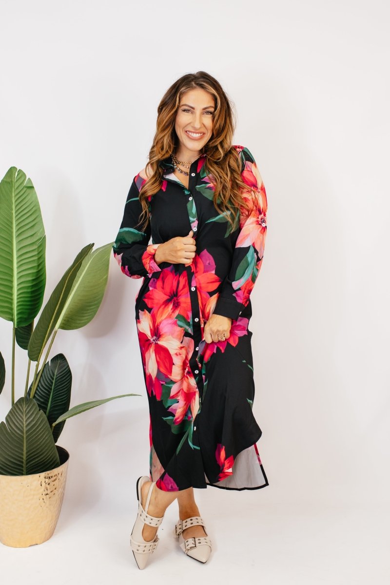 Effortless Drama Maxi Dress