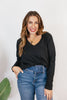 Effortless Essential Long Sleeve Top In Black - Macoma Boutique120 Long Sleeve
