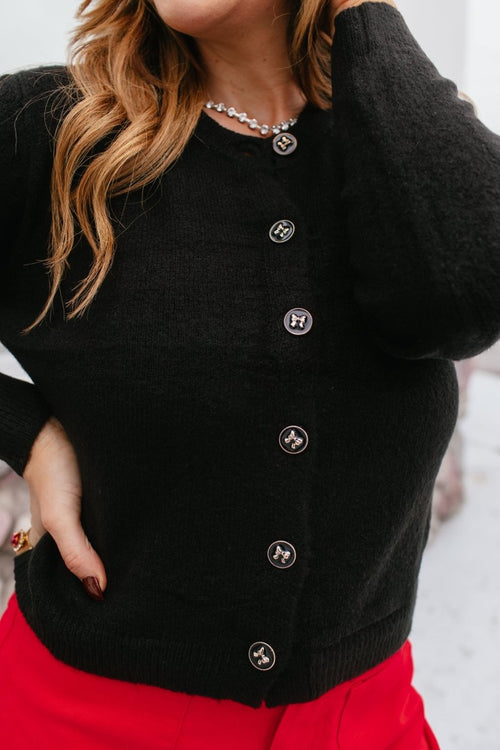 Effortlessly Chic Cardigan In Black - Macoma Boutique220 Cardigans/Kimonos