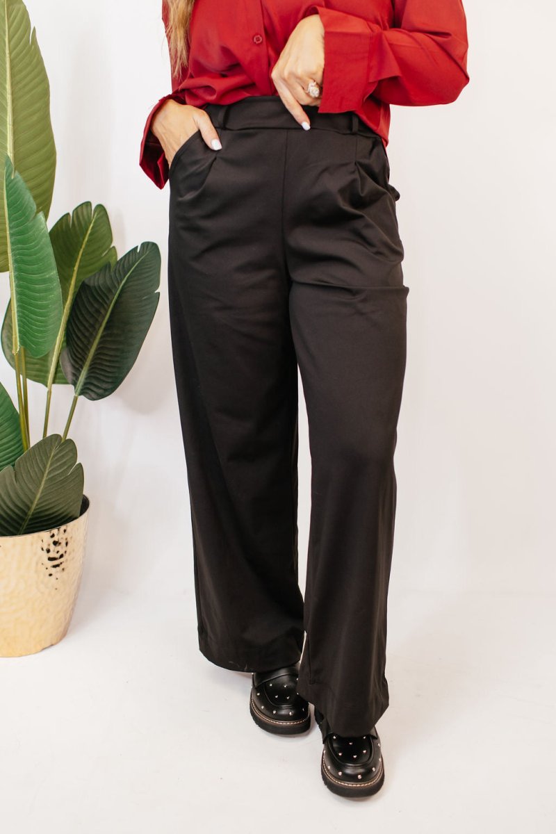 Elevate Everyday Pants In Black - Reg & Curvy - Macoma Boutique210 Other Bottoms