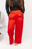 Elevate Everyday Pants In Red - Reg & Curvy - Macoma Boutique210 Other Bottoms
