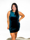 Emerald Glam Dress - FINAL SALE - Macoma Boutique250 Dresses