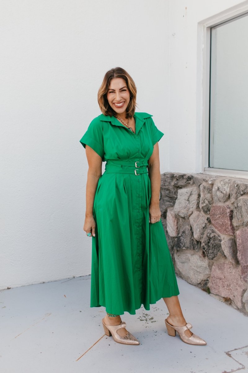 Emerald Hour Dress - Macoma Boutique250 Dresses