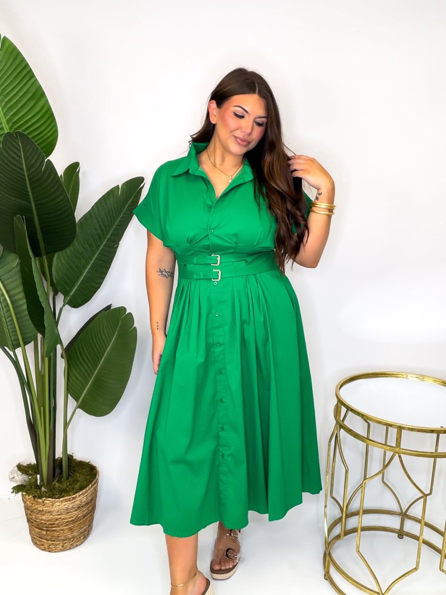 Emerald Hour Dress - Macoma Boutique250 Dresses