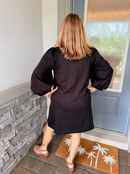 Espresso Edge Dress - Macoma Boutique240 Jackets/Blazers