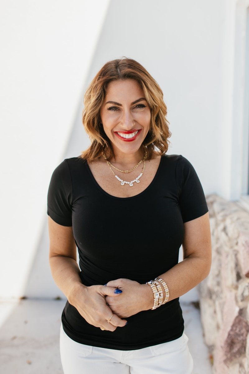Everyday Casual Ribbed Seamless Top In Black - Reg & Curvy - Macoma Boutique100 Short Sleeve