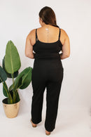 Everyday Essential Cami in Black - Reg & Curvy - Macoma Boutique110 Tanks