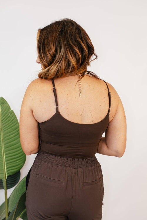 Everyday Essential Cami in Espresso - Reg & Curvy - Macoma Boutique110 Tanks